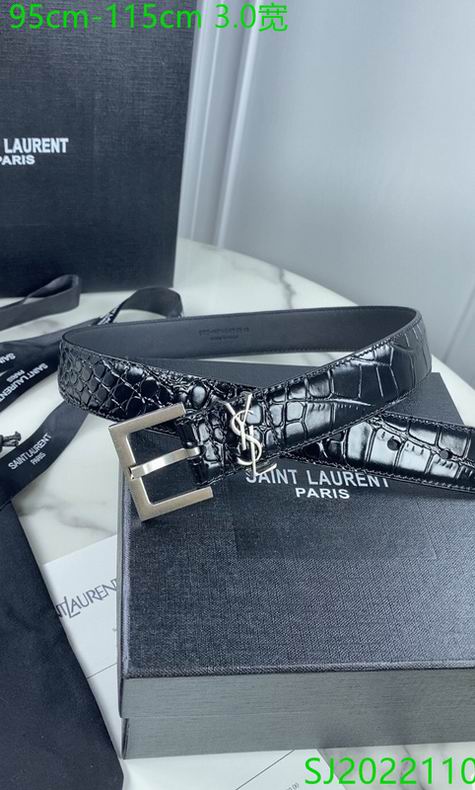 YSL belt 30mmX95-115cm 7D01